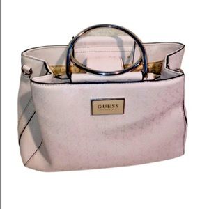 GUESS pink hand bag